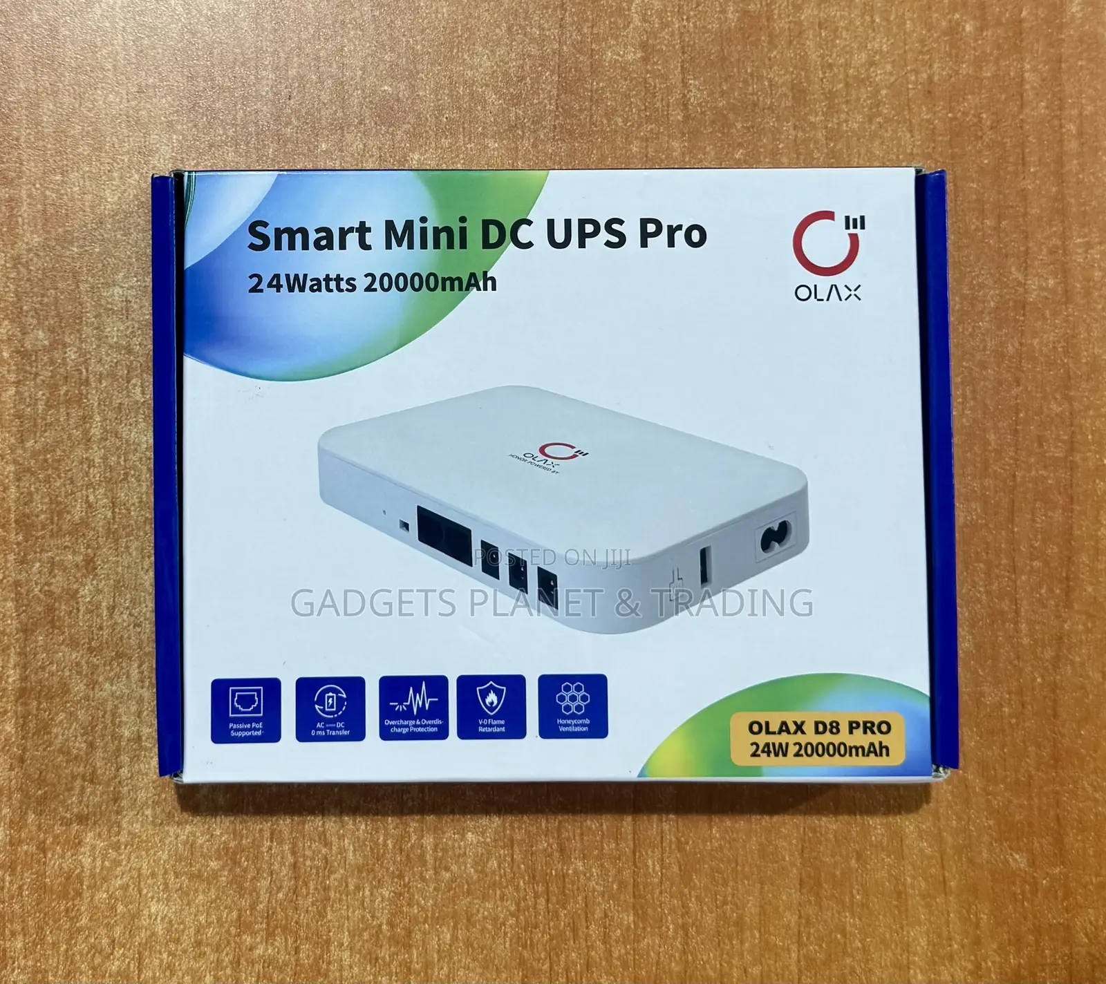 Olax Smart Mini DC UPS Pro 24Watts 20,000mAh Router Powerbank - D8 Pro