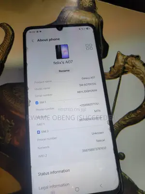 Samsung Galaxy A07 4G 64 GB Blue