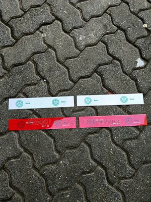 Original DVLA Bumper Reflector Sticker - Full Set