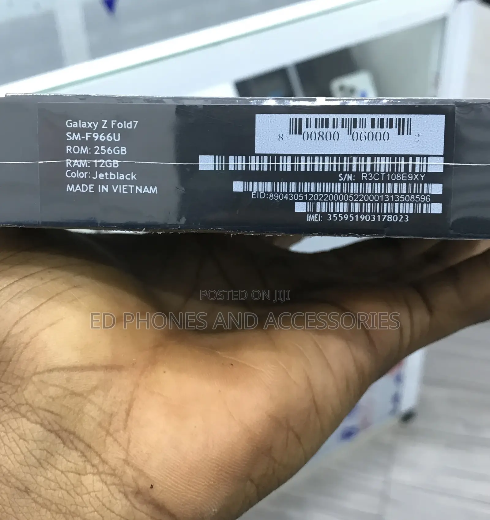 New Samsung Galaxy Z Fold7 256 GB Black