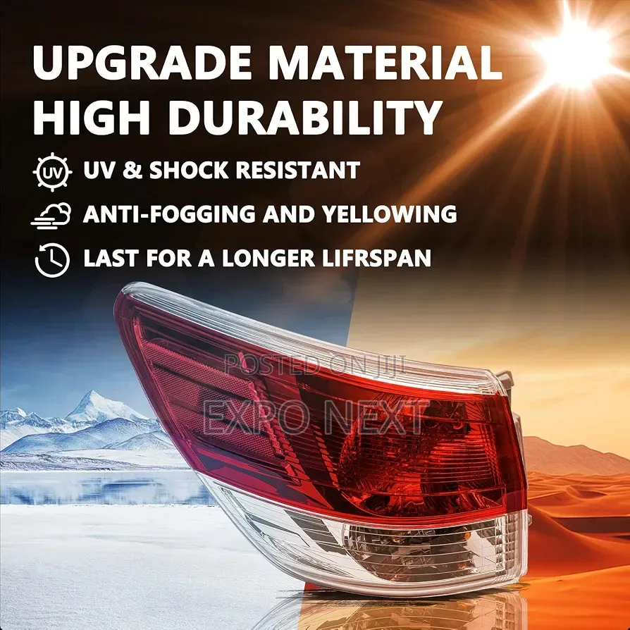 Halogen Outer Tail Light Assembly Fit for 2013-2016 Nissan Pathfinder