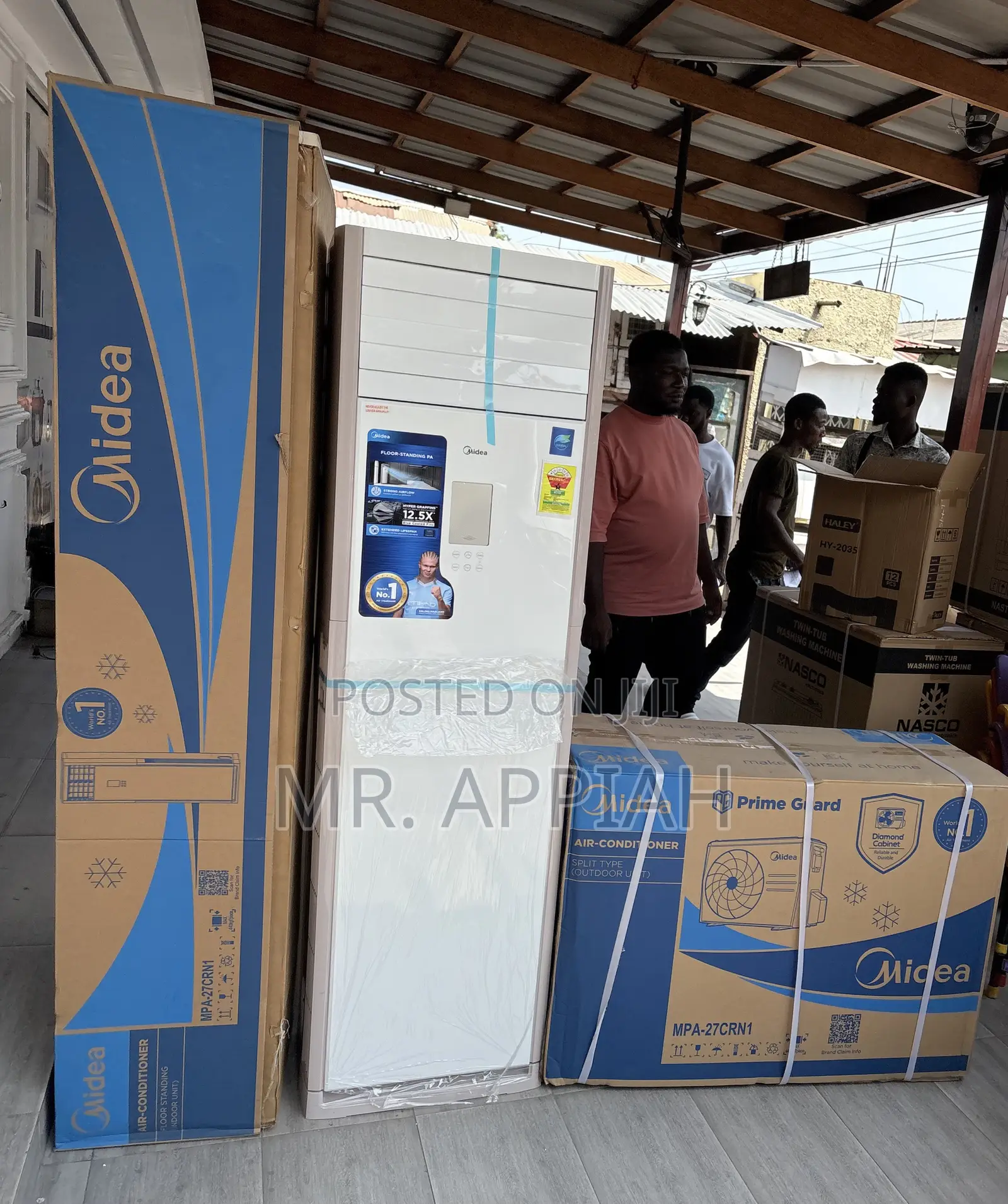 Shop Sleek Midea 3.0hp Floor Standing Air Conditioner..