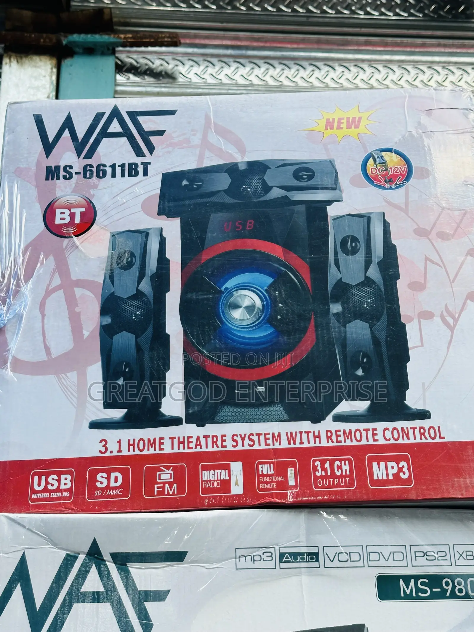 WAF MS-6611BT 3.1 Home Theatre System