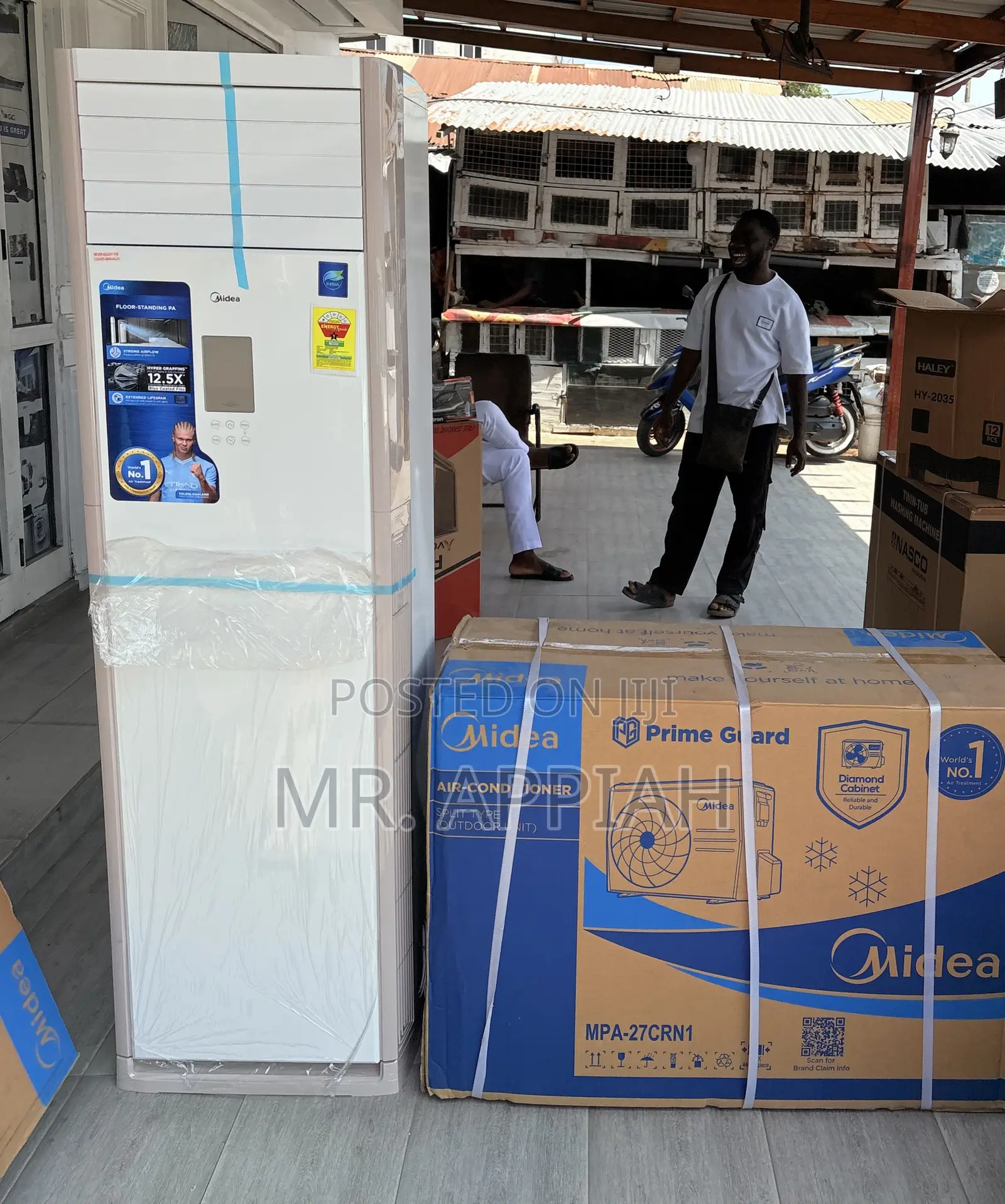 Purchase Sleek Midea 3.0hp Floor Standing Air Conditioner..