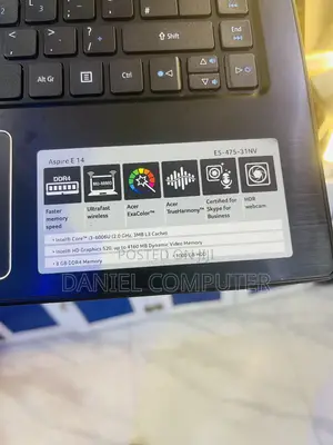 Laptop Acer Aspire E5-475 8GB Intel Core i3 HDD 1T