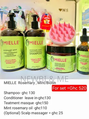 Mielle Hair Treatment Set , Mielle Hair Oil/ Shampoo /Conditioner.