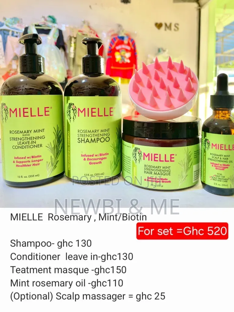 Mielle Hair Treatment Set , Mielle Hair Oil/ Shampoo /Conditioner.