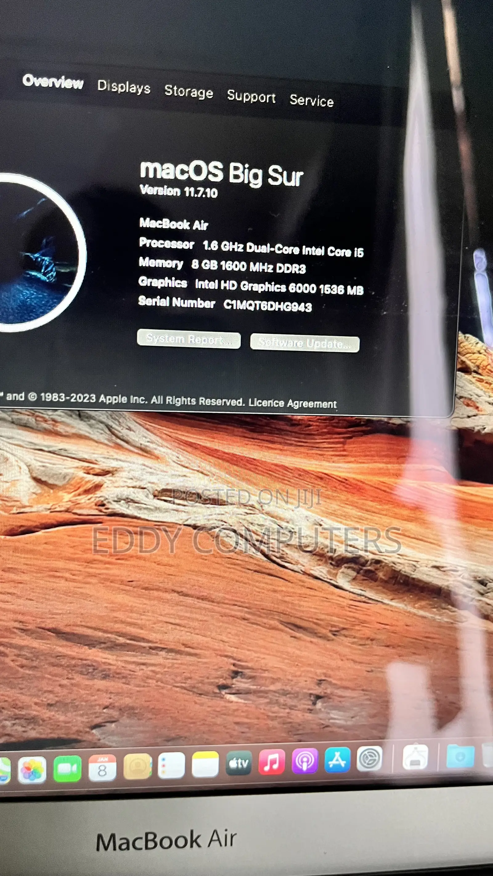 Laptop Apple MacBook Air 2012 8GB Intel Core i5 SSD 128GB