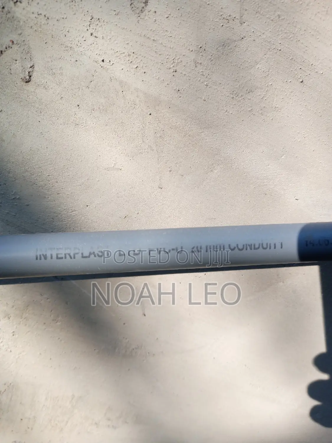 Electrical Conduit 20mm Pipe Interplast Grey Color