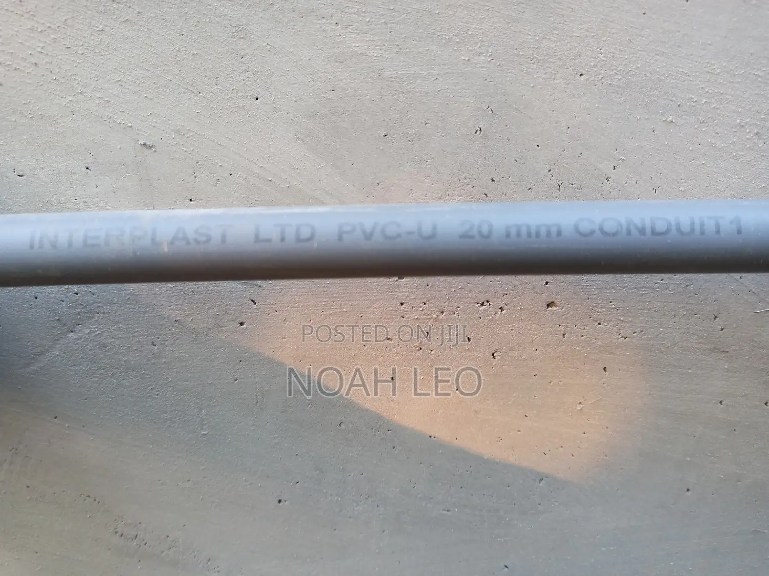 Electrical Conduit 20mm Pipe Interplast Grey Color