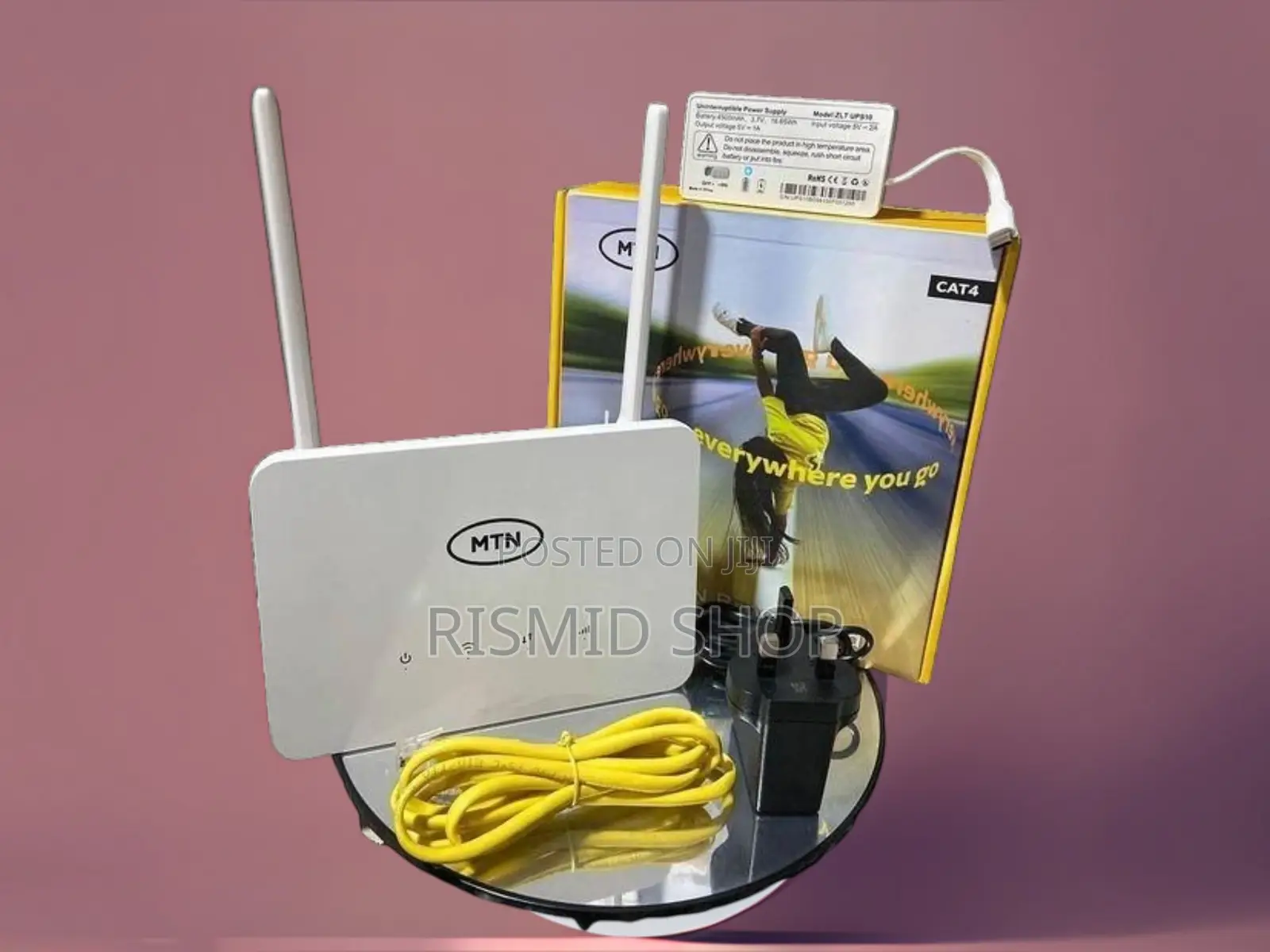 MTN Universal 4G LTE Router With Rechargeable Backup Battery