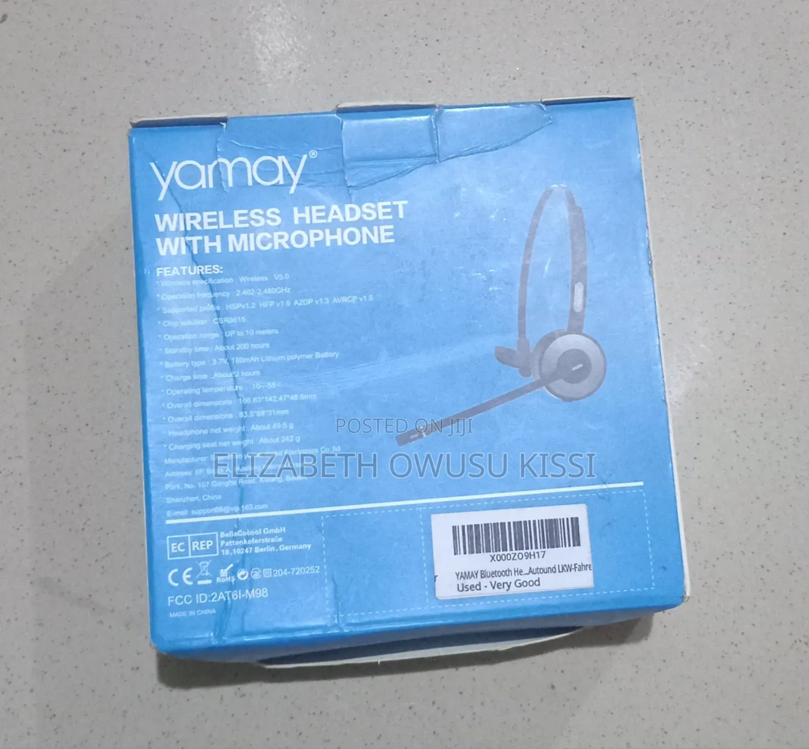 Yamay Wireless Headset With Microphone