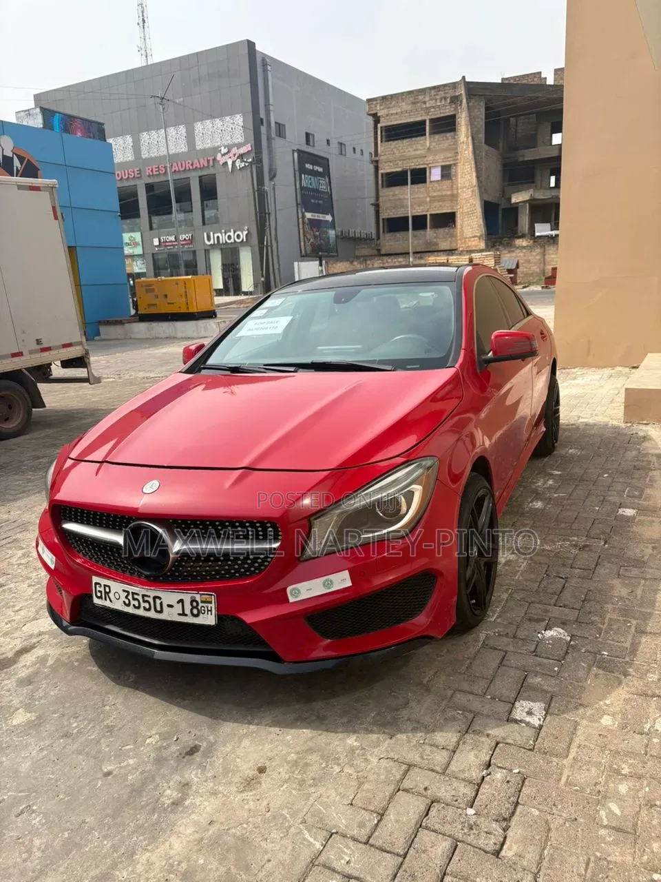 Mercedes-Benz C250 2014 Red