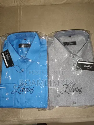 Ladies Long Sleeves Shirt-Blue,Ash,Black