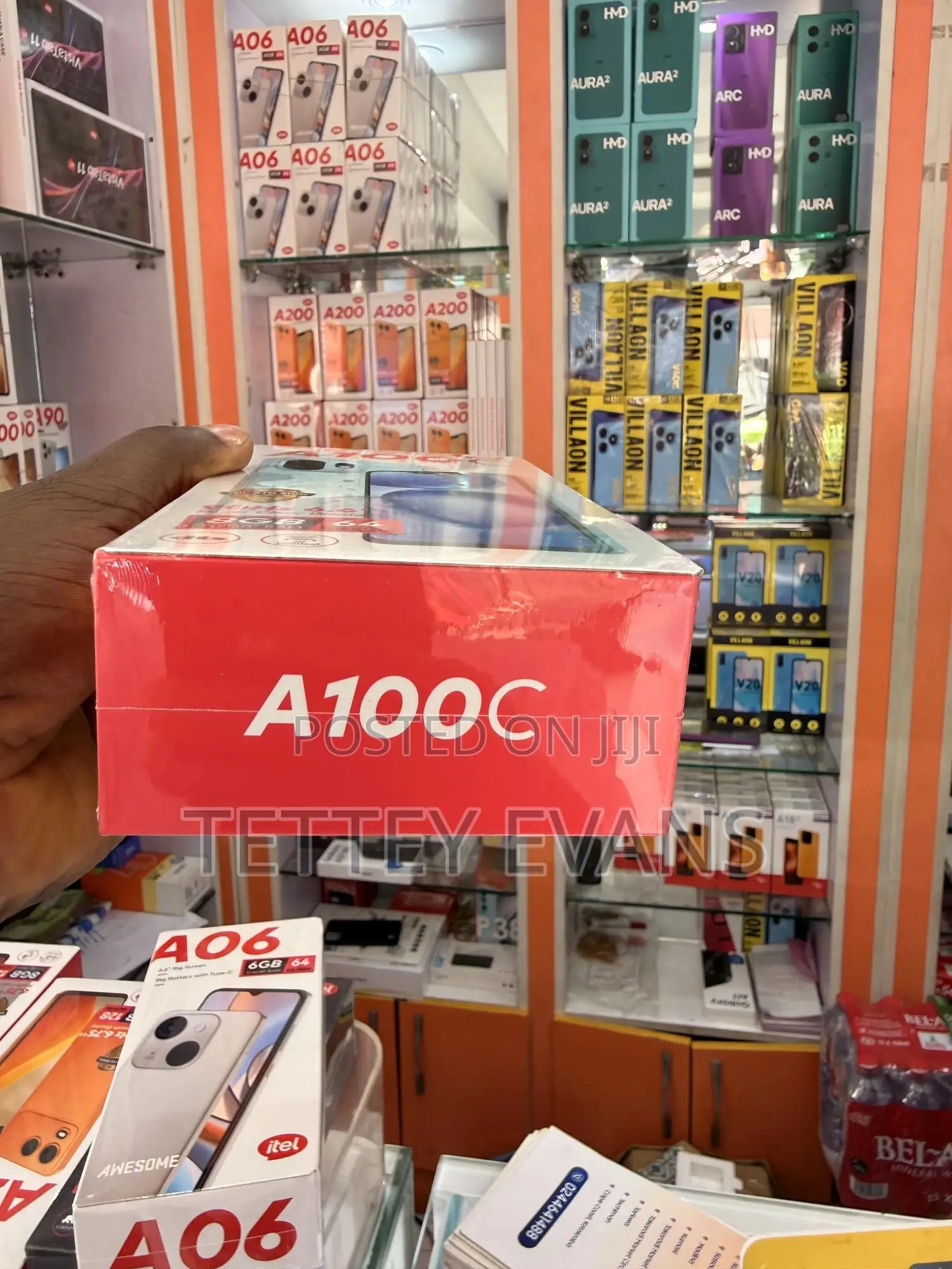 New Itel A100C 64 GB Blue