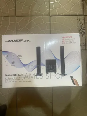 Boss Soundbar and Wired Subwoofer