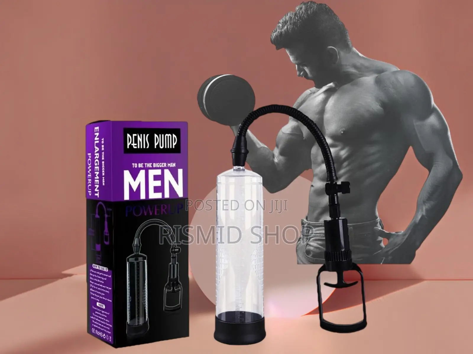 Power-Up Manual Vacuum Pump for Men