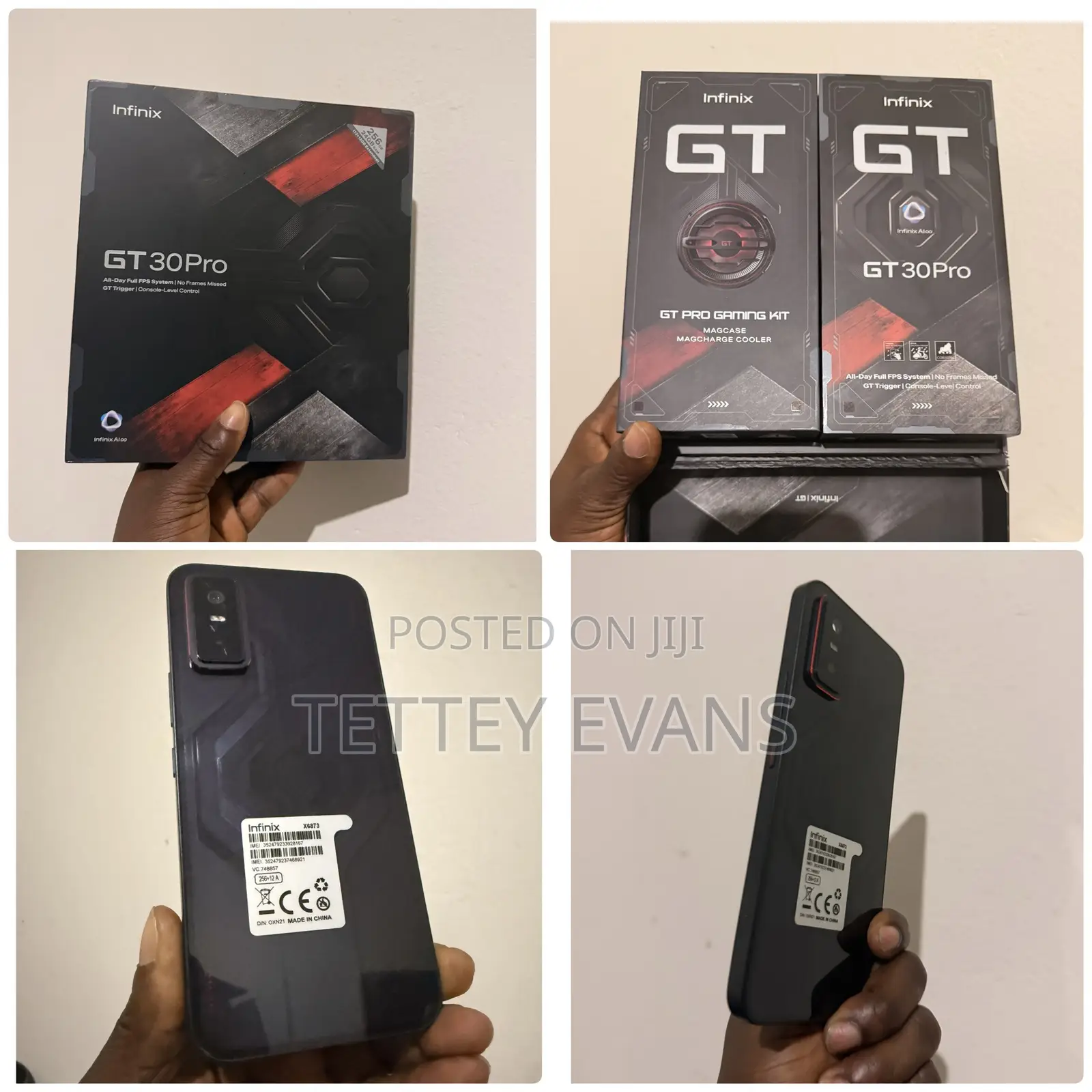 Infinix GT 30 Pro 256 GB Black