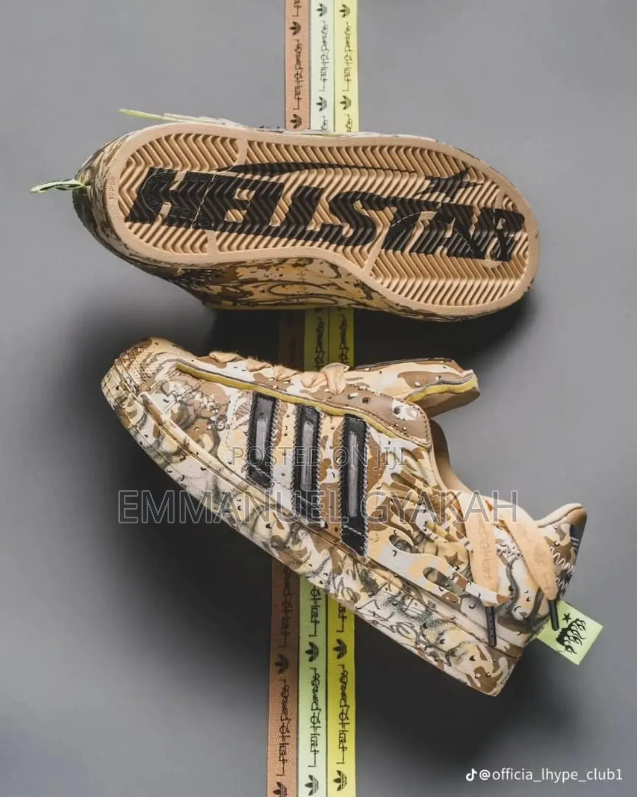 Classic Hellstar & Adidas Sneakers