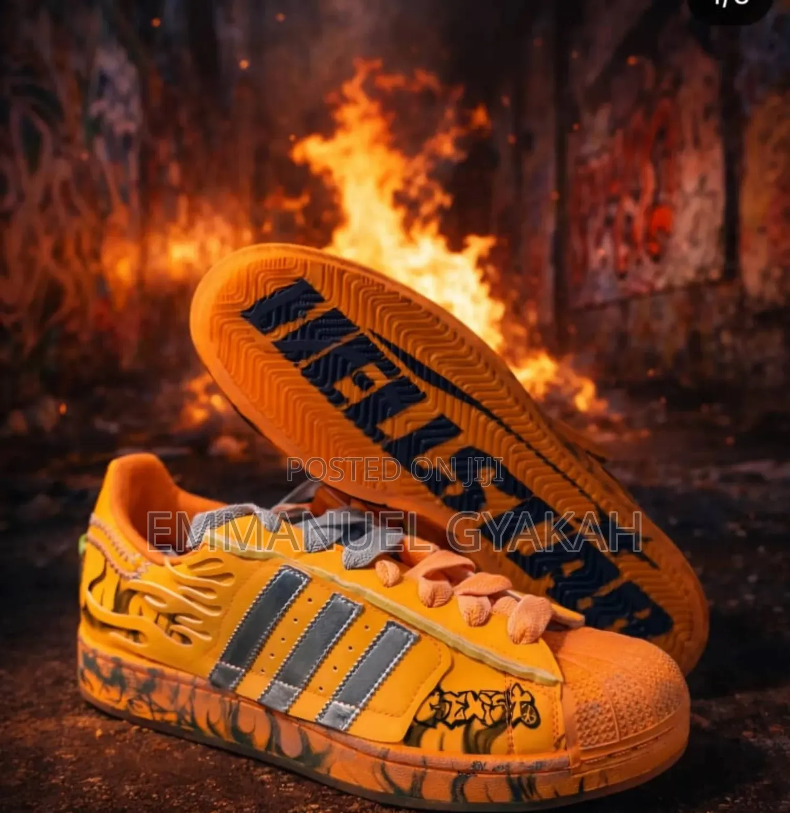 Classic Hellstar & Adidas Sneakers