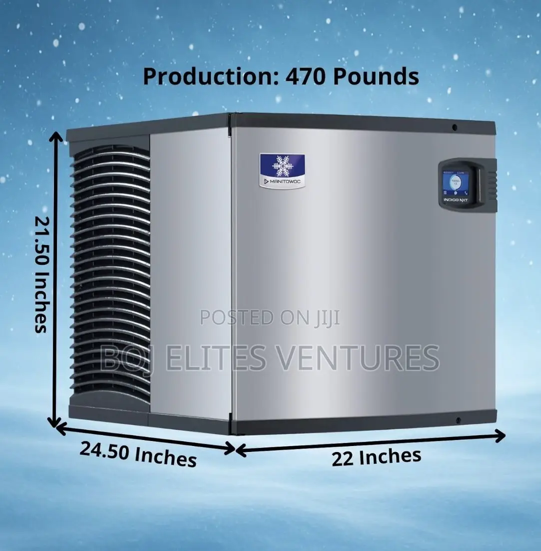 Manitowoc IDT0420A NXT 22" Air Cooled Dice Ice Machine, 360 - 450 LBS