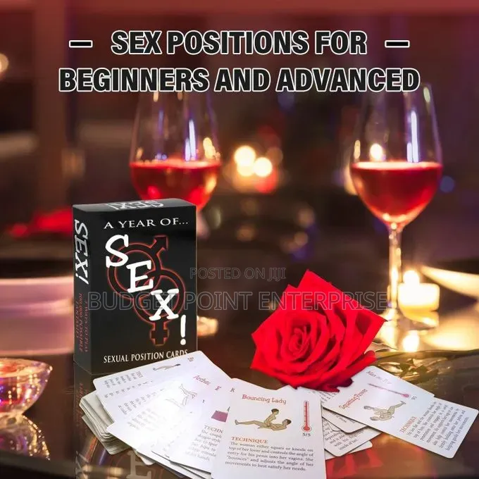 54 Cards Intimate Positions Illustrated Game for Couples