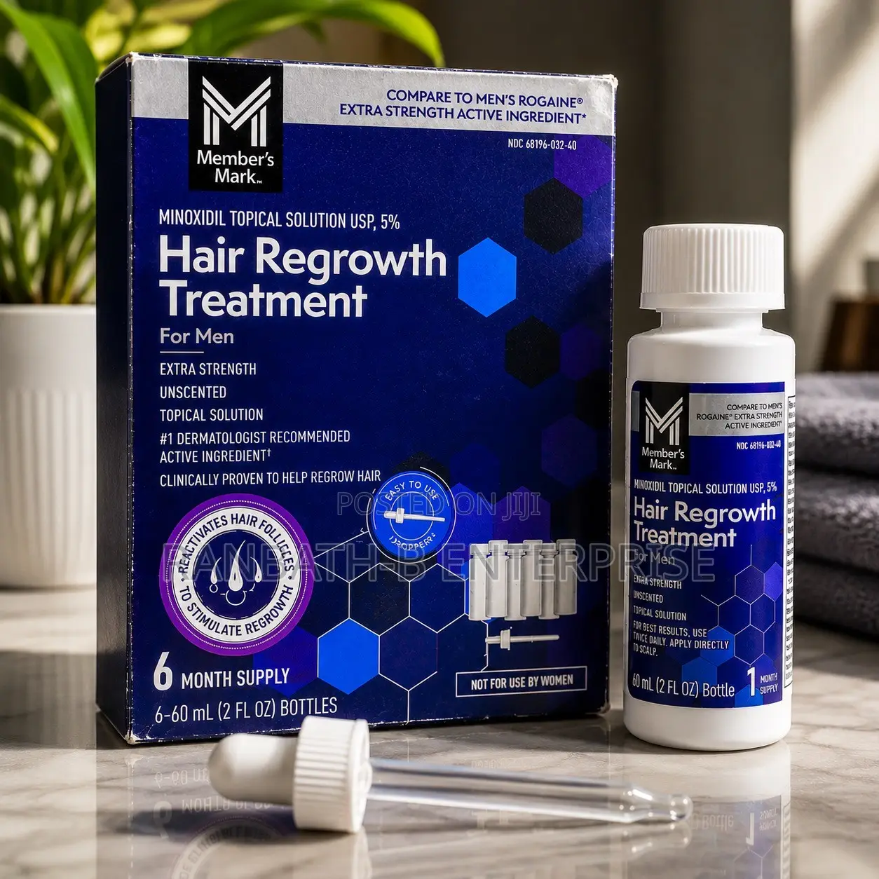 🔥 Member’s Mark 5% Minoxidil – 6 Month Hair Regrowth Treatment