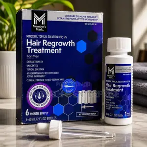 🔥 Member’s Mark 5% Minoxidil – 6 Month Hair Regrowth Treatment