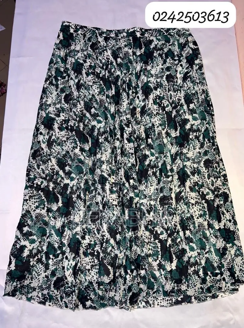 Multicolored Casual Skirt