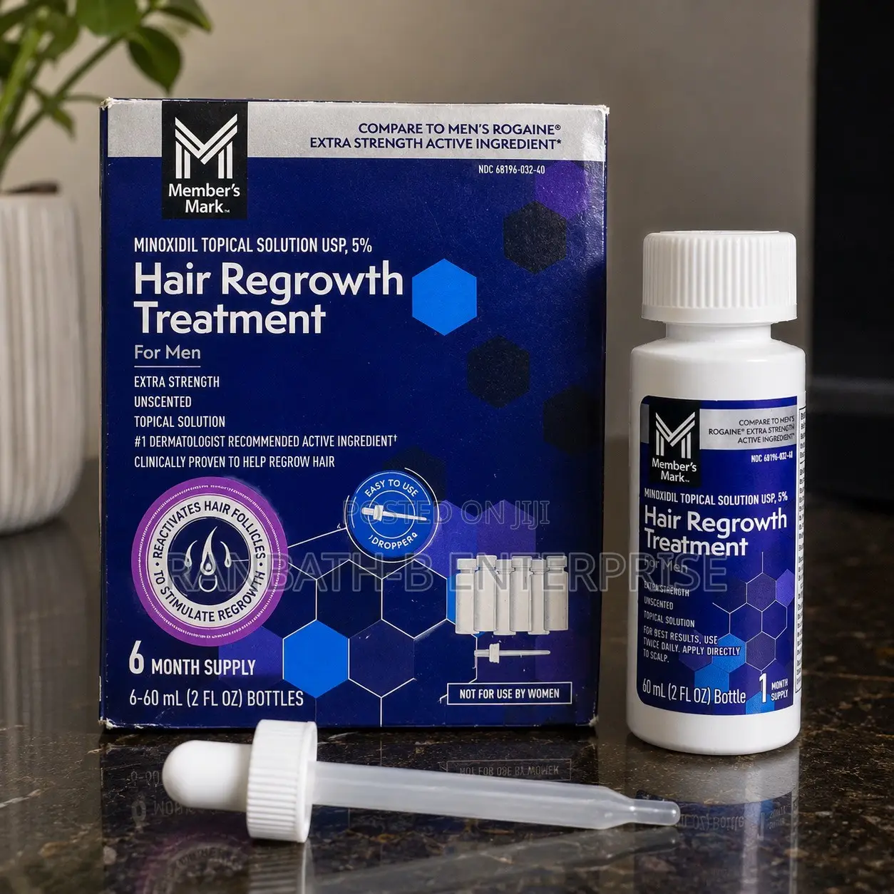 Member’s Mark 5% Minoxidil Hair Regrowth Treatment – & Unscented