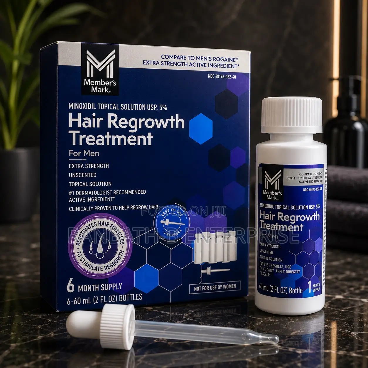 Member’s Mark 5% Minoxidil Hair Regrowth Treatment – 6 Months