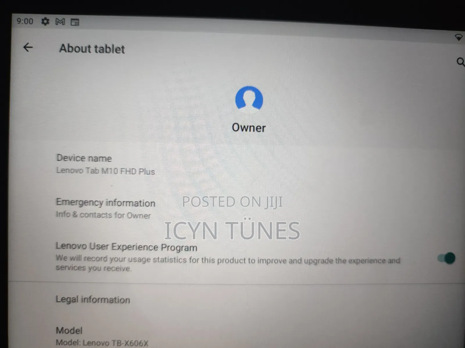 Lenovo M10 Plus 128 GB Black