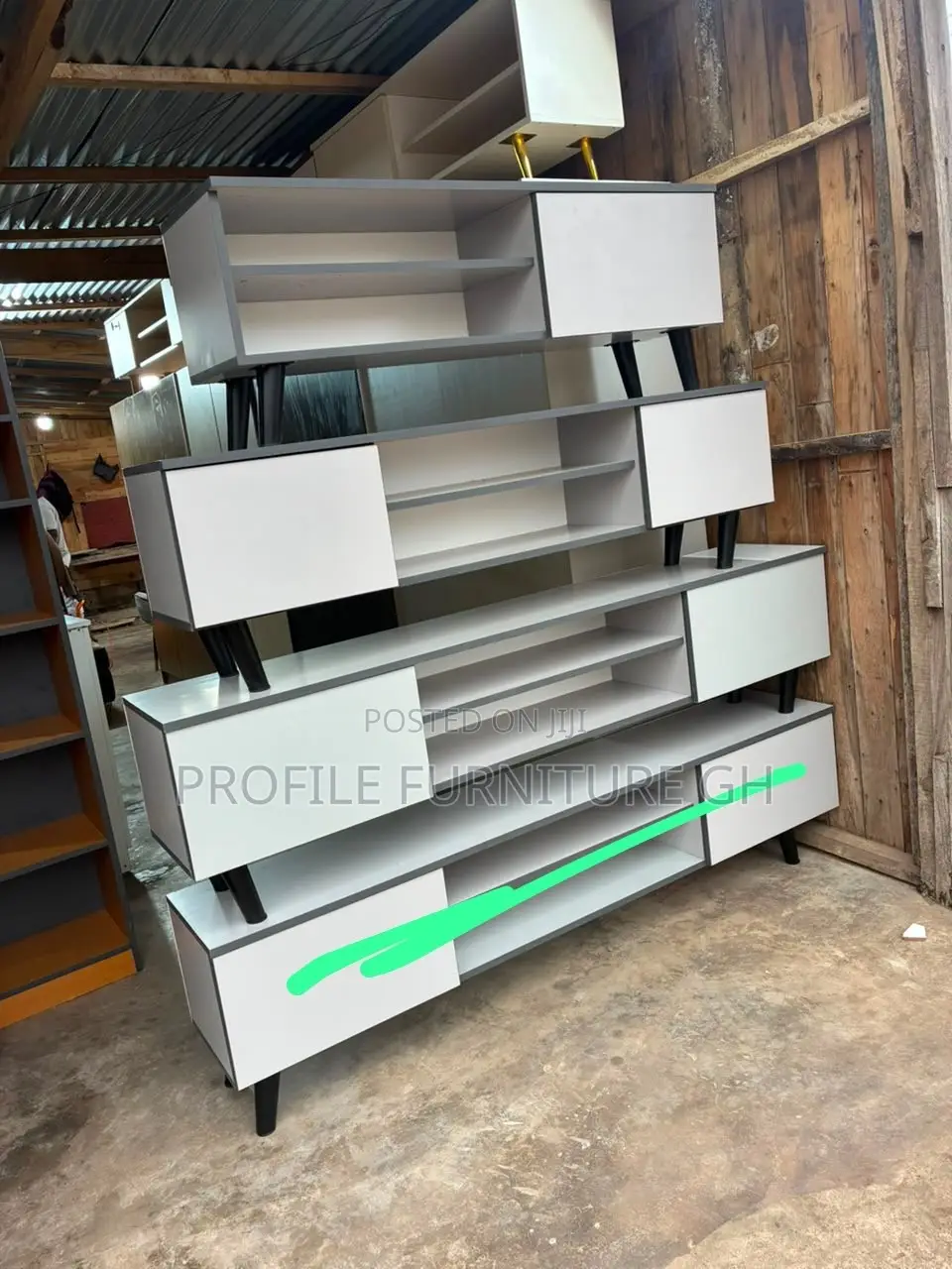 Foreign Wood TV Stand