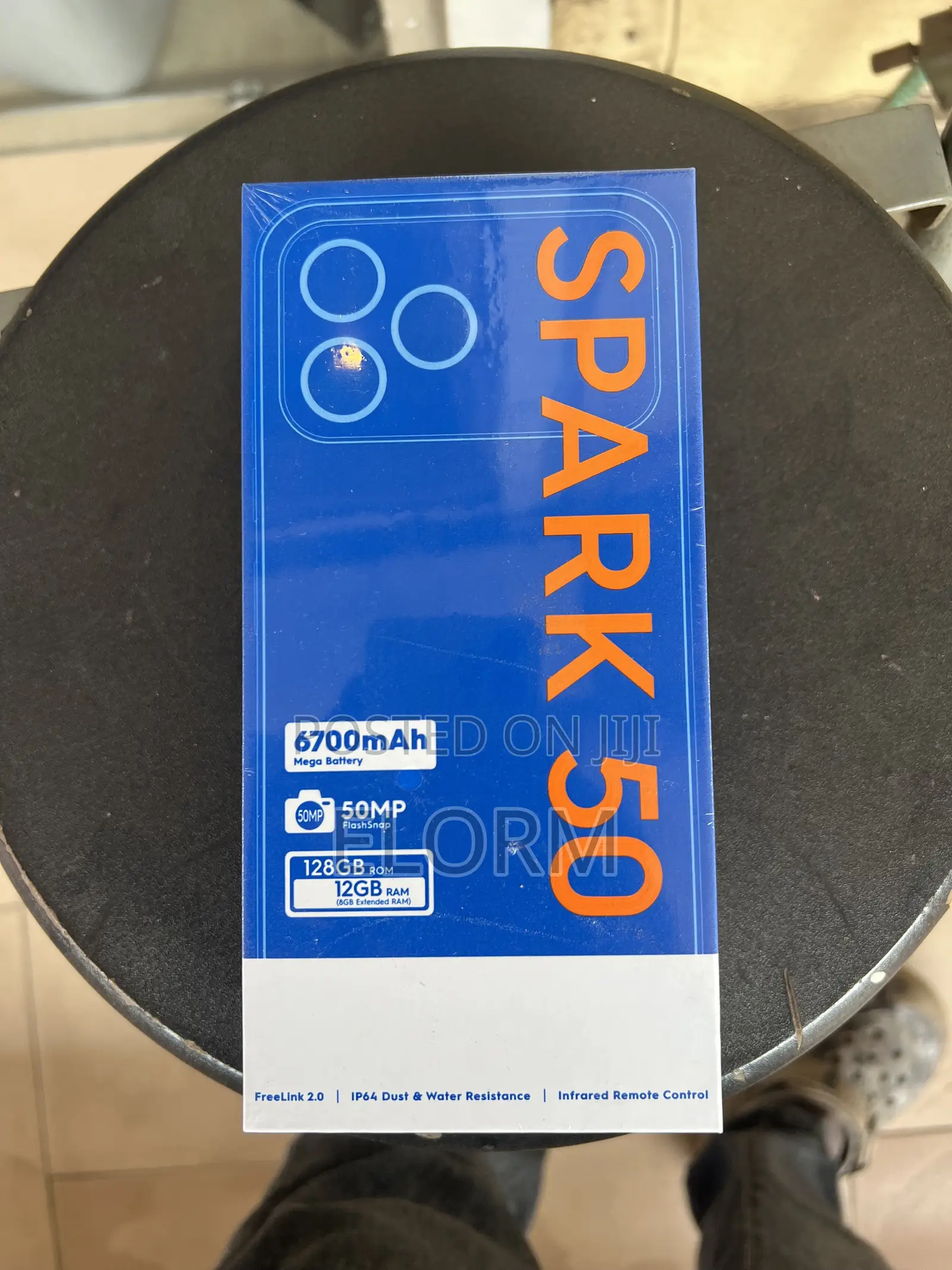 New Tecno Spark 50 128 GB Black