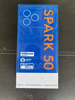 New Tecno Spark 50 128 GB Black