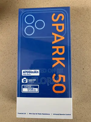 New Tecno Spark 50 128 GB Black