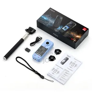 X5 Pro 2.0" Screen 200 Degrees Angle 4K Panoramic Action Camera(Black)