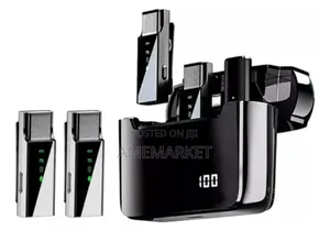 4-in-1 Wireless Lavalier Microphone for Android & iPhone