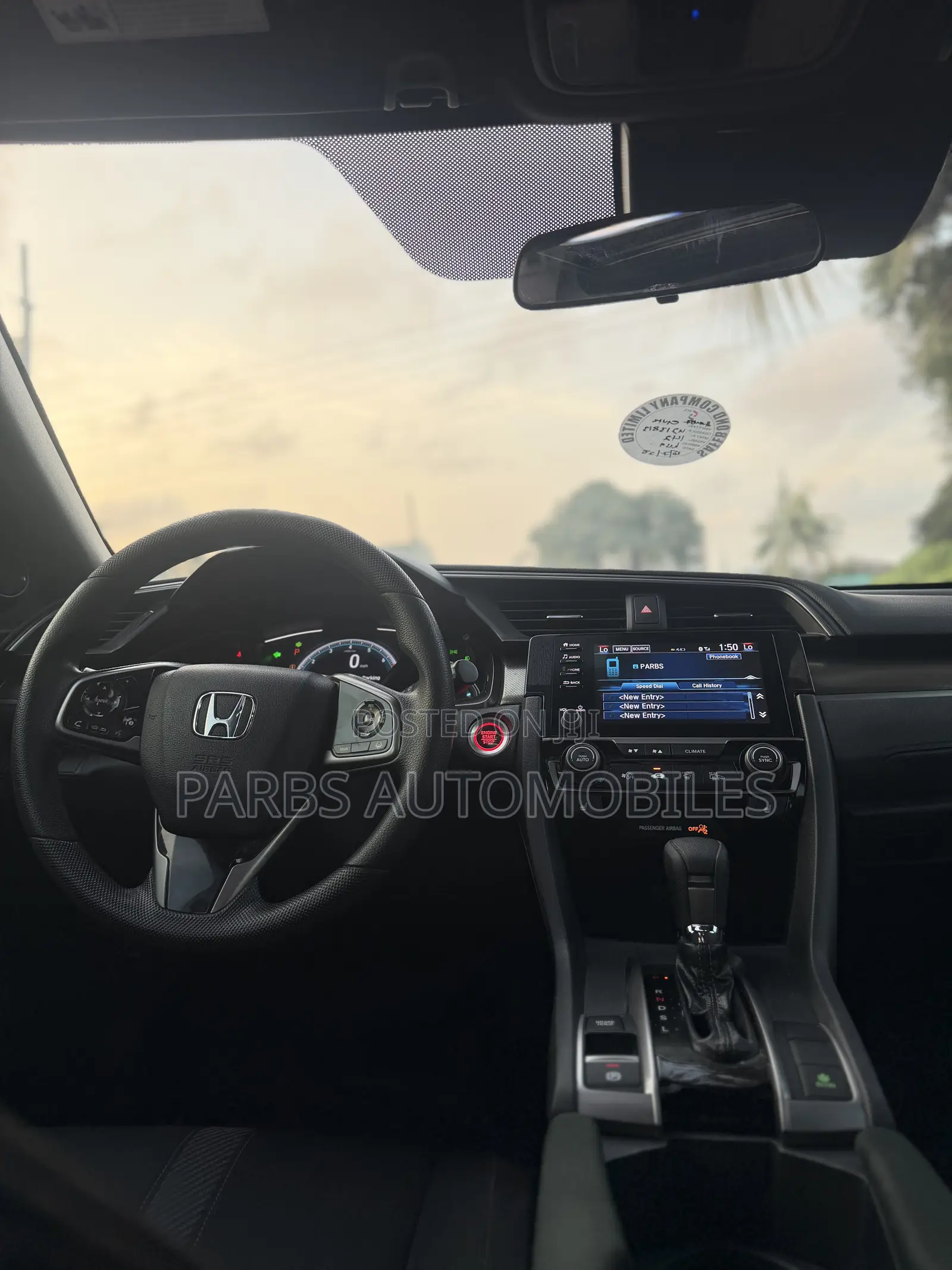 Honda Civic EX Hatchback 2019 White