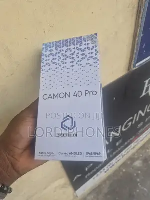 New Tecno Camon 40 Pro 5G 256 GB Black