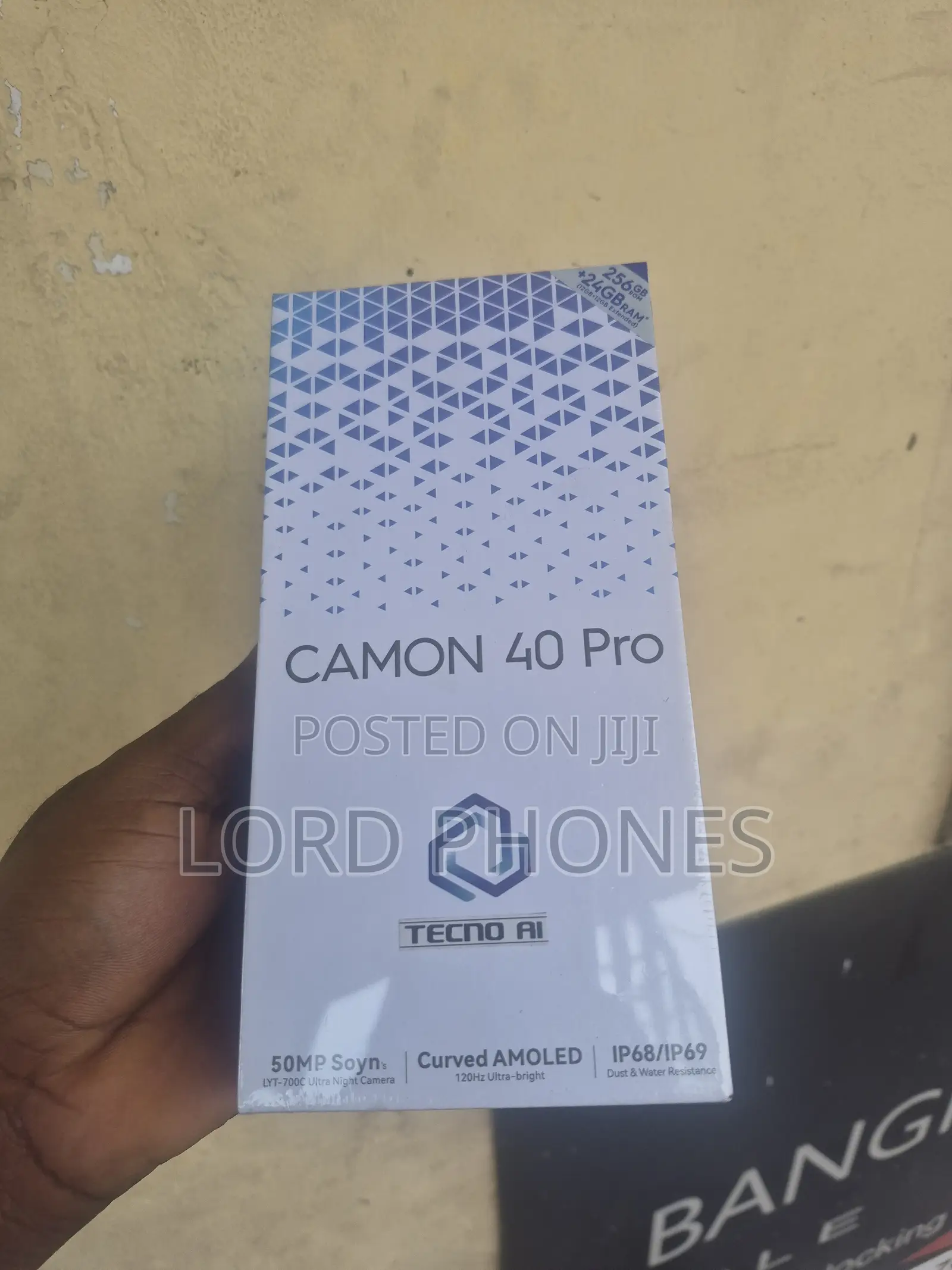 New Tecno Camon 40 Pro 5G 256 GB Black