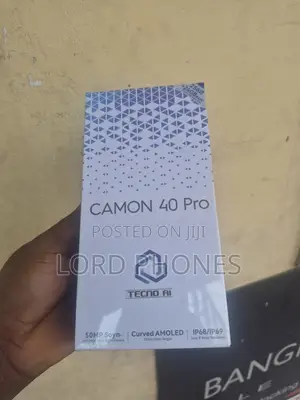 New Tecno Camon 40 Pro 5G 256 GB Black