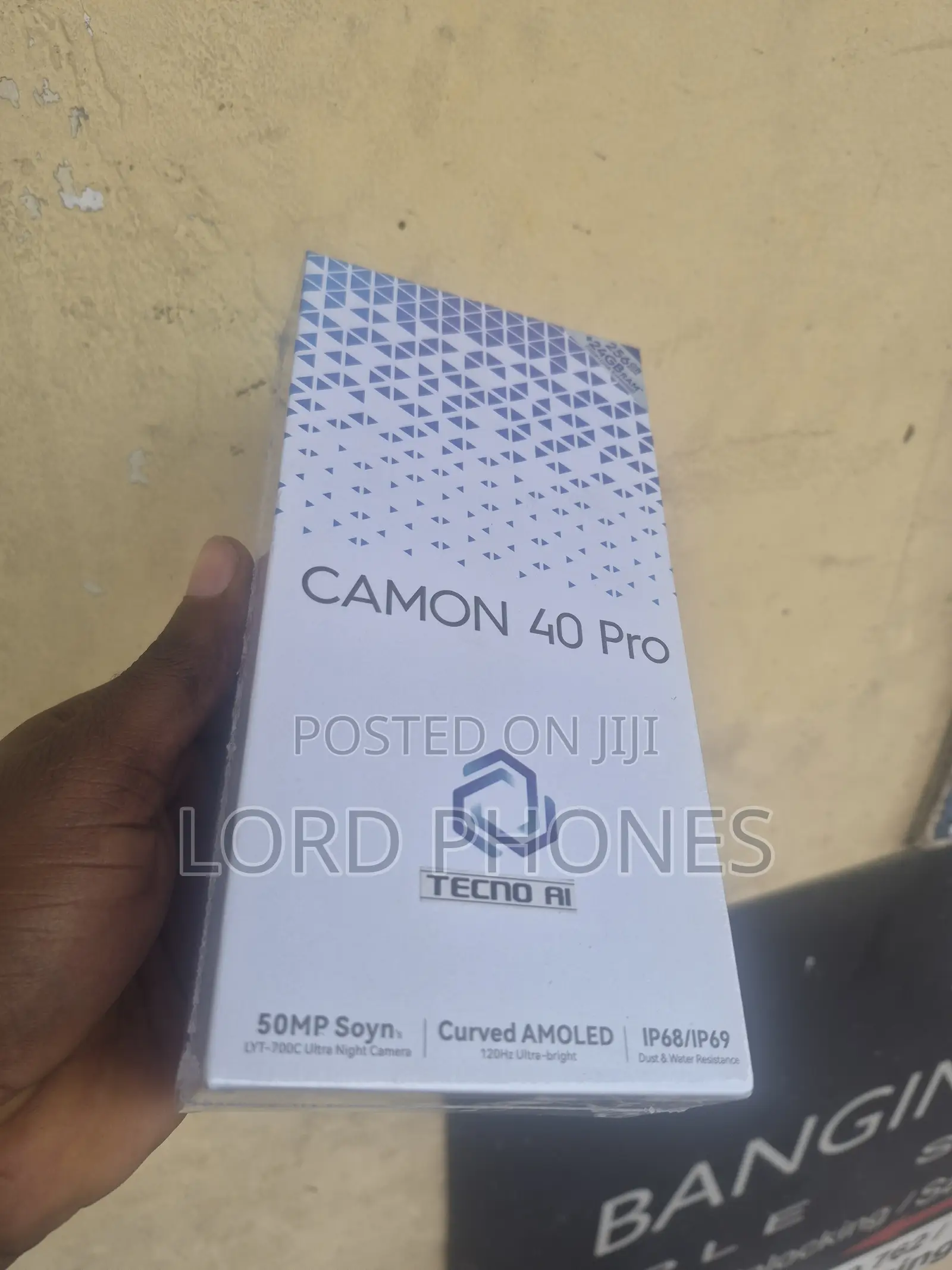 New Tecno Camon 40 Pro 5G 256 GB Black