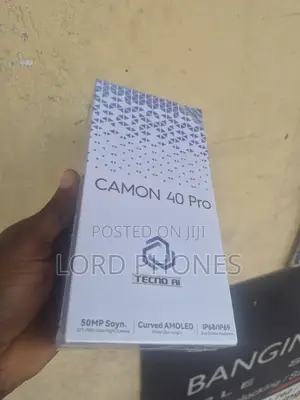New Tecno Camon 40 Pro 5G 256 GB Black