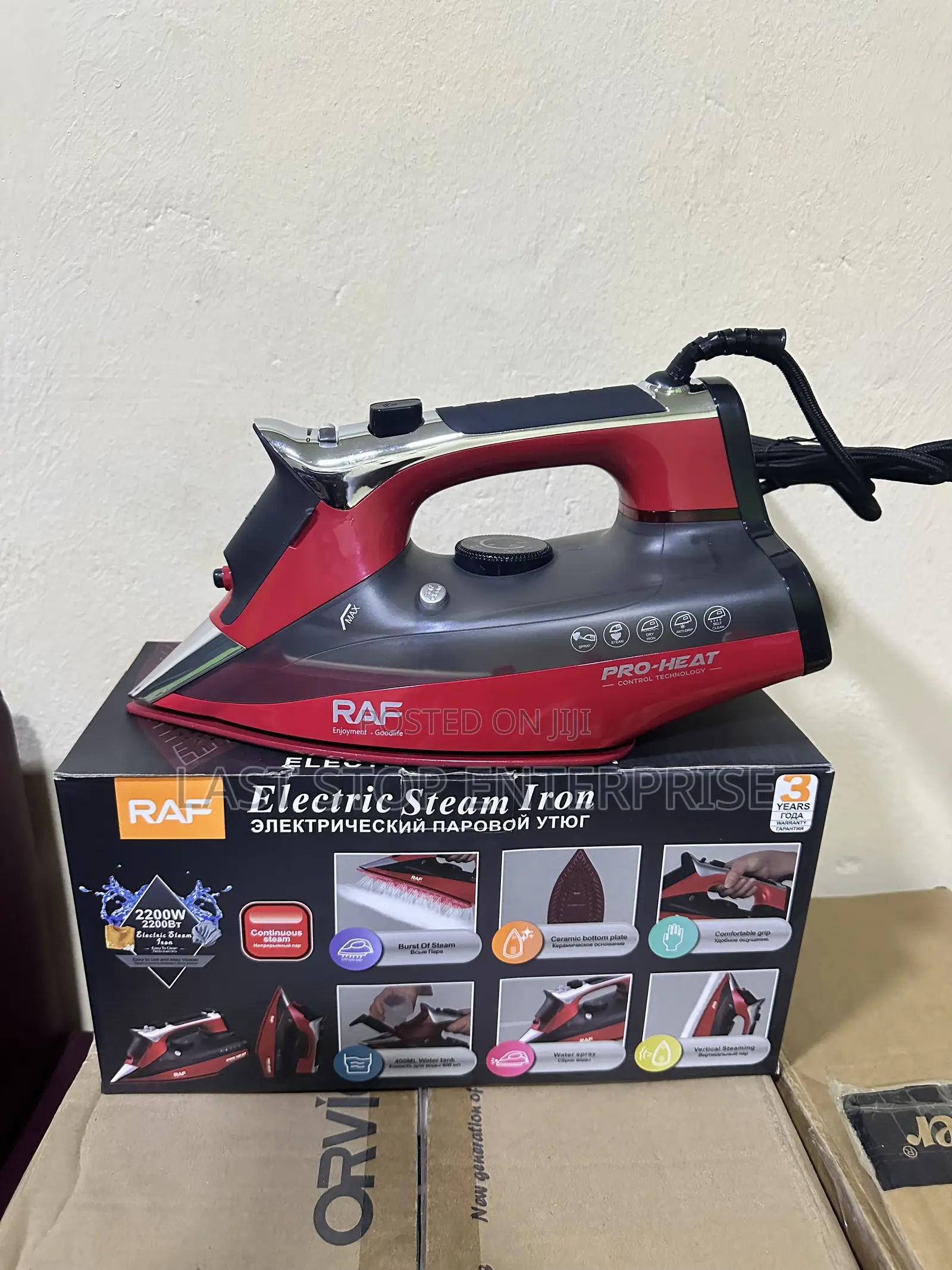 Quality and Classic Steam Iron(RAF Brand)