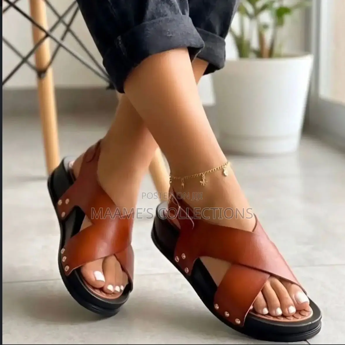 Women’s Cross-Strap Platform Sandals
