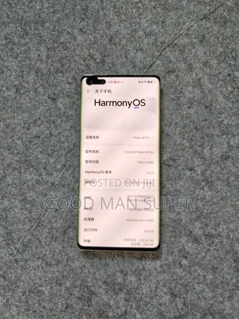 Huawei Mate 40 Pro 5G 256 GB Orange
