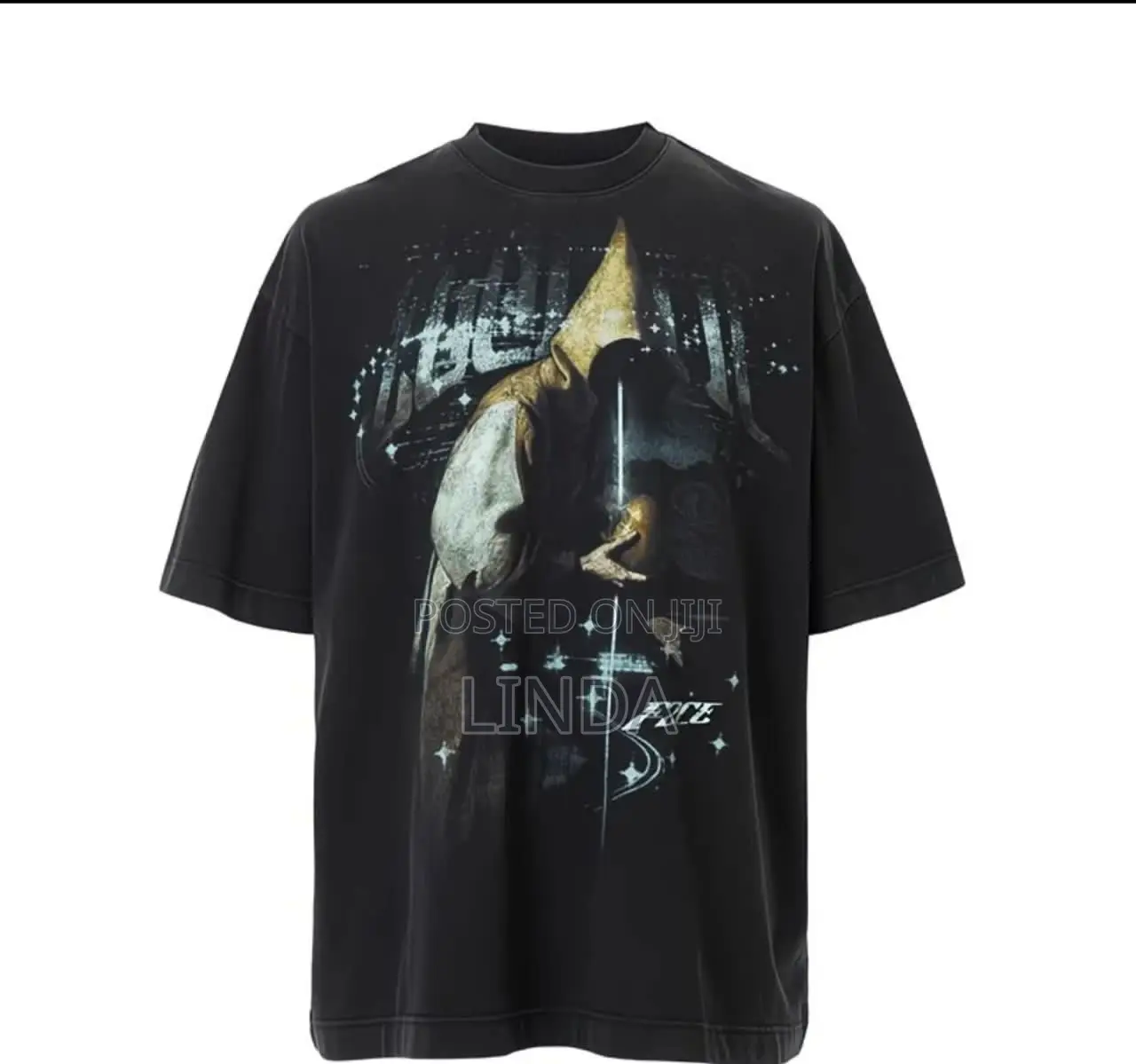 Hooded Figure Graphic Tee