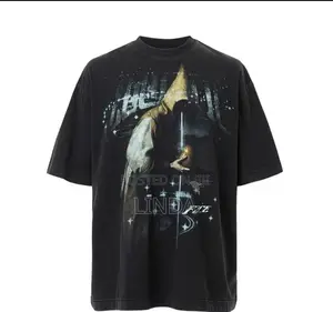 Hooded Figure Graphic Tee