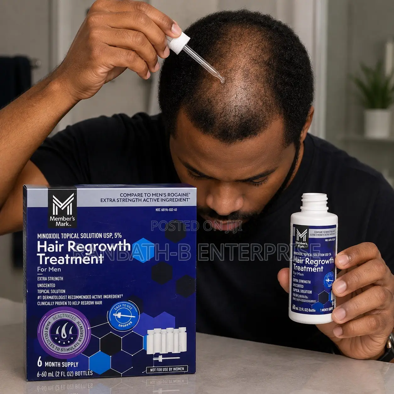 Member’s Mark 5% Minoxidil Hair Regrowth Treatment for Men